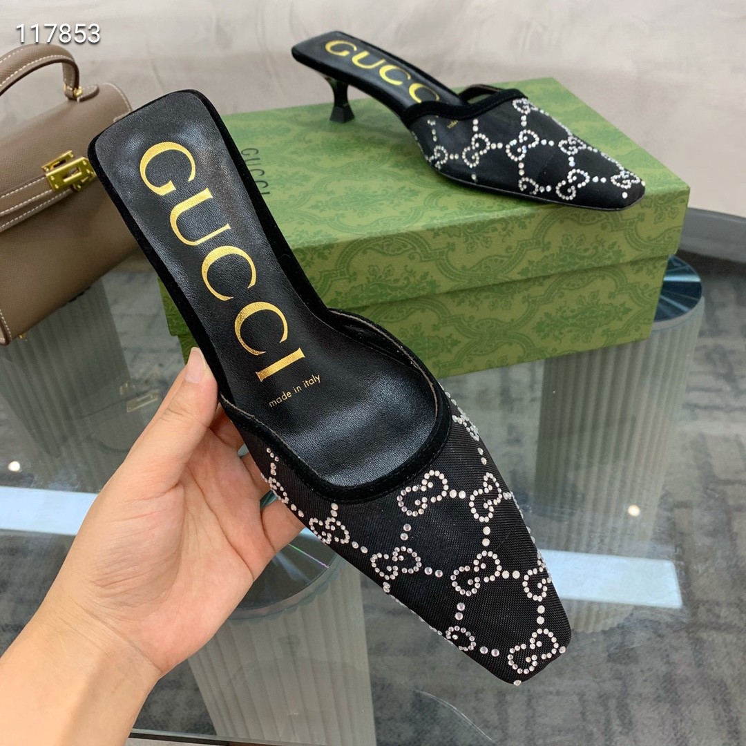 Gucci Shoes GG1755JZ-1 Heel height 5CM Gucci Shoes GG1755JZ-1 Heel height 5CM