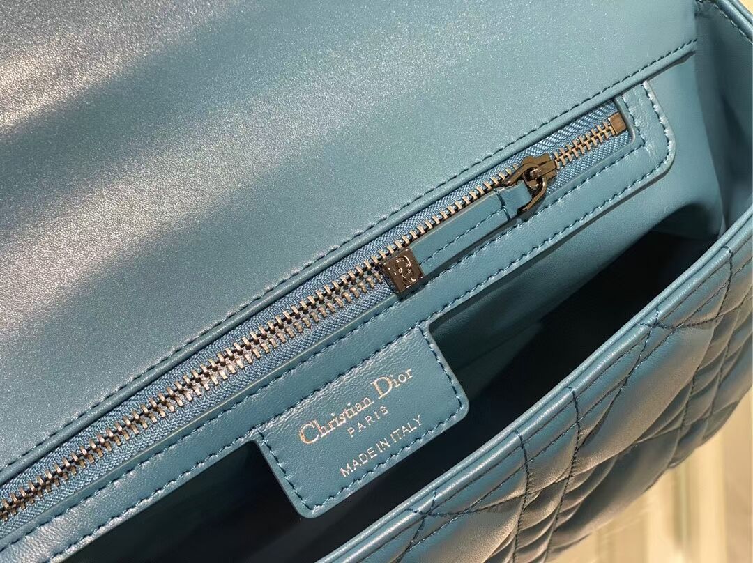 LARGE DIOR CARO BAG Gradient Cannage Lambskin M9243E blue LARGE DIOR CARO BAG Gradient Cannage Lambskin M9243E blue