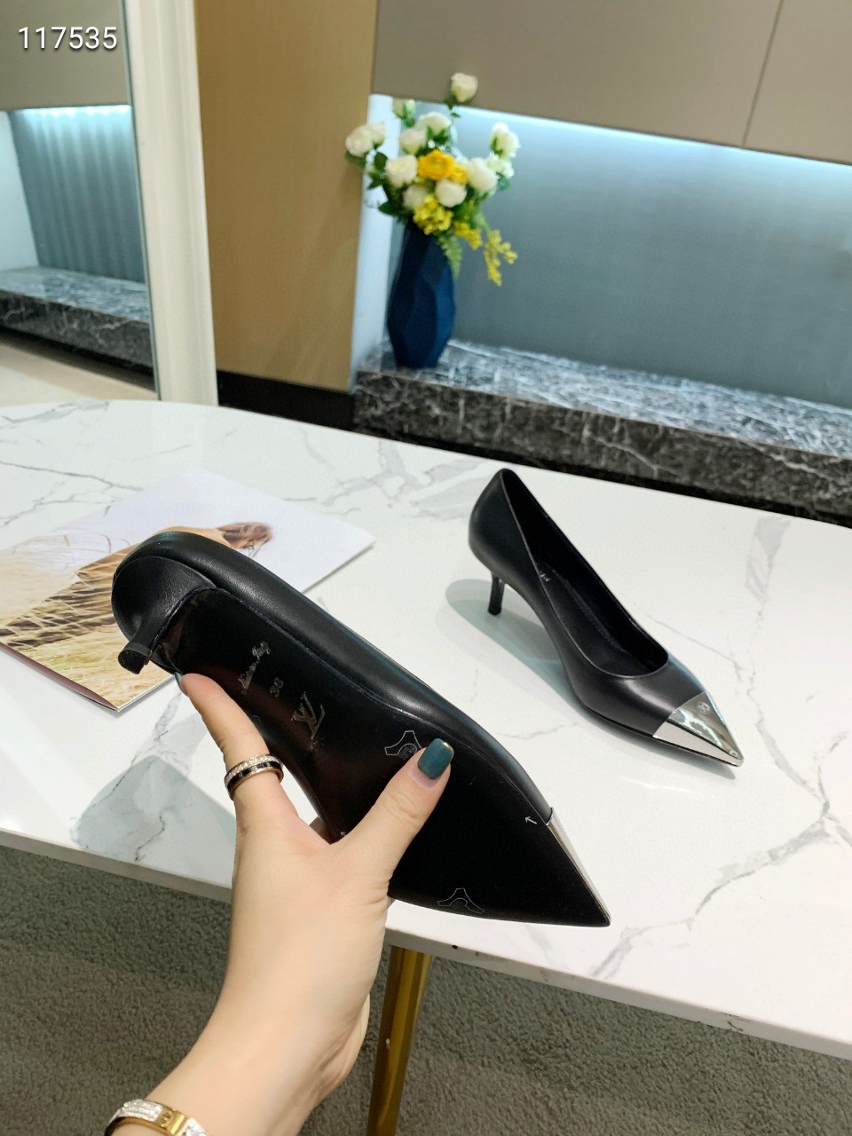 Louis Vuitton Shoes LV1135DS-1 Heel height 5CM Louis Vuitton Shoes LV1135DS-1 Heel height 5CM