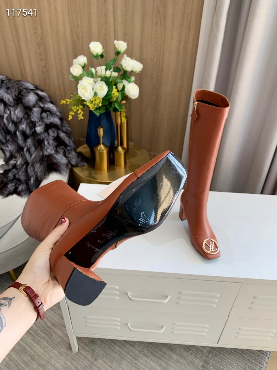 Louis Vuitton Shoes LV1136DS-2 Heel height 6CM Louis Vuitton Shoes LV1136DS-2 Heel height 6CM