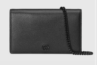 Gucci GG Marmont chain wallet 497985 black Gucci GG Marmont chain wallet 497985 black