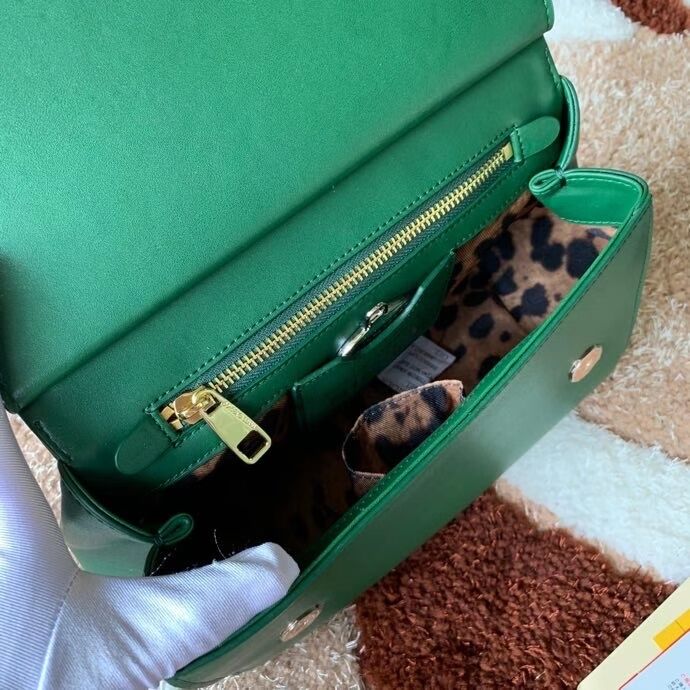 Dolce & Gabbana Origianl Leather Shoulder Bag 5157 green Dolce & Gabbana Origianl Leather Shoulder Bag 5157 green