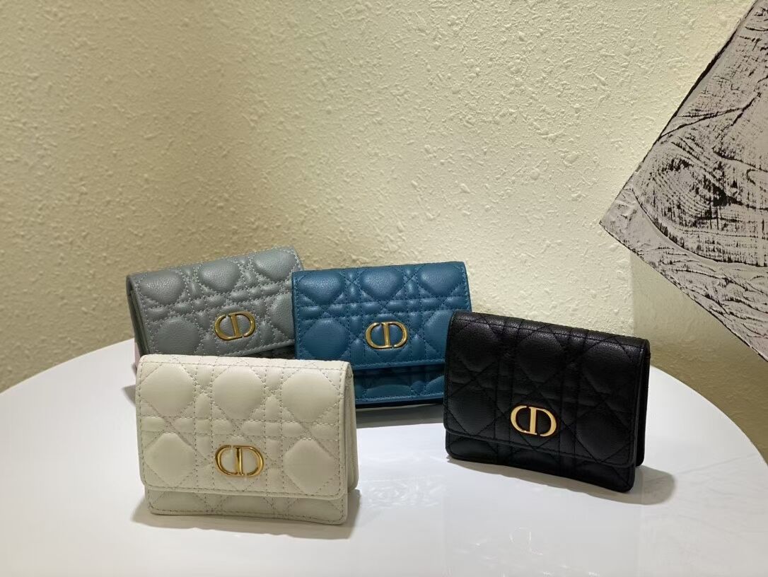 DIOR MINI BOBBY BAG Gradient Cannage Lambskin C0952 gray DIOR MINI BOBBY BAG Gradient Cannage Lambskin C0952 gray