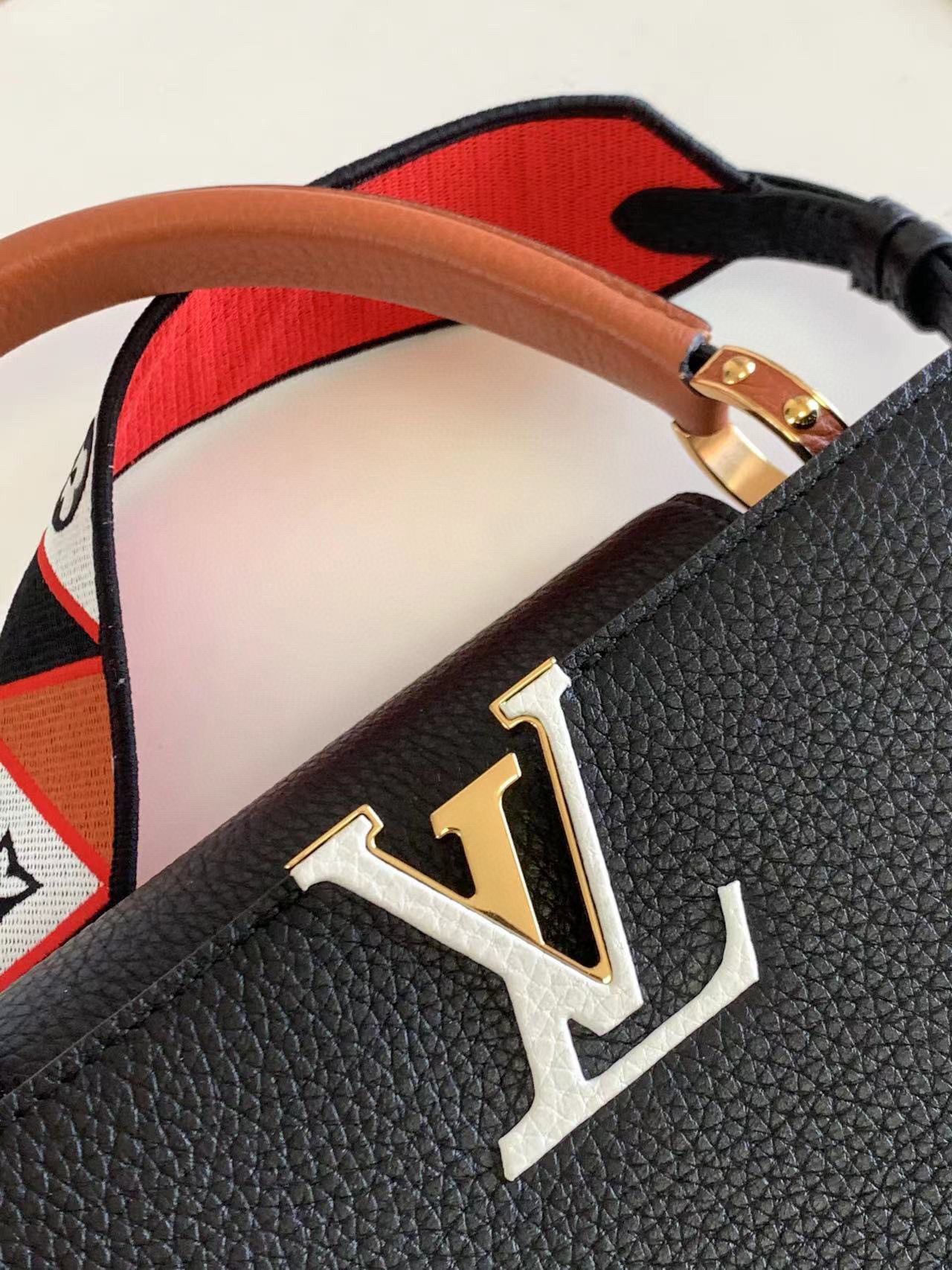 Louis Vuitton CAPUCINES Original Leather PM M59020 Black Louis Vuitton CAPUCINES Original Leather PM M59020 Black