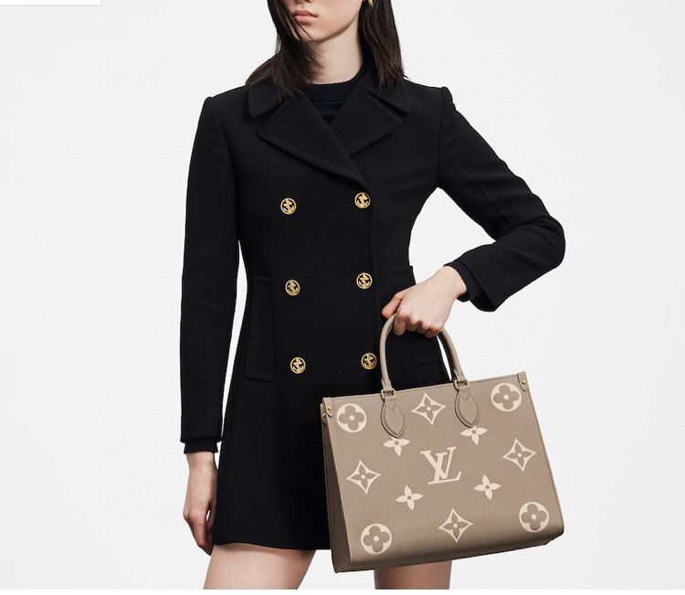 Louis Vuitton ONTHEGO Original Leather MM M45494 Gray Louis Vuitton ONTHEGO Original Leather MM M45494 Gray