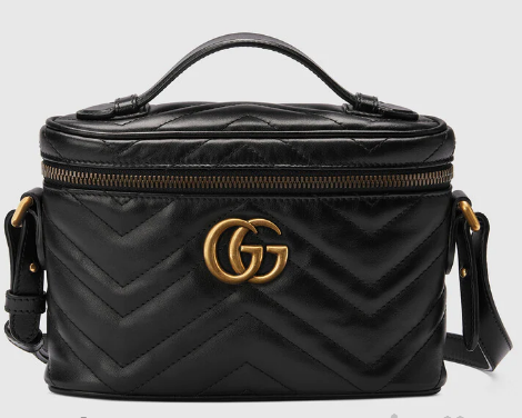 Gucci GG Marmont mini bag 672253 black Gucci GG Marmont mini bag 672253 black