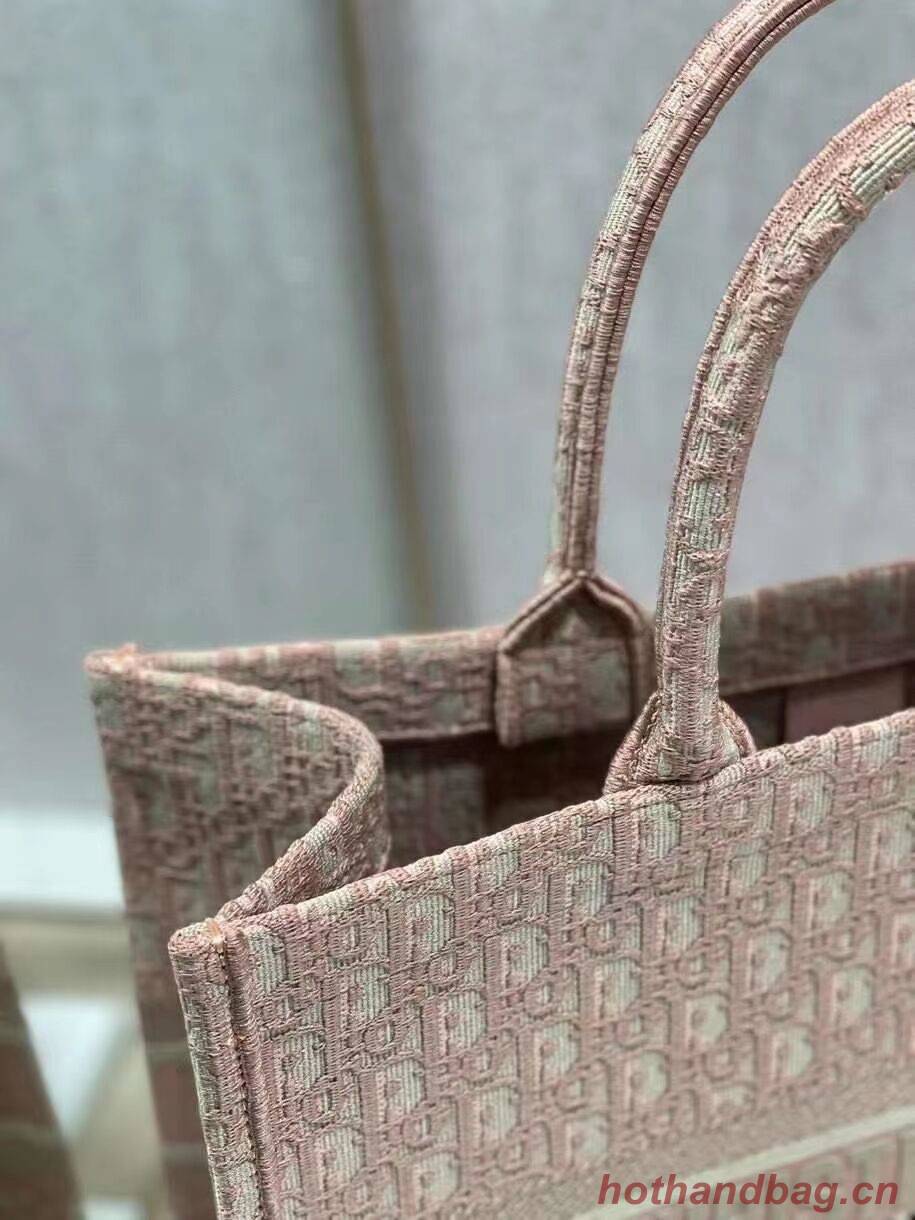 DIOR BOOK TOTE Embroidery C1286-3 pink DIOR BOOK TOTE Embroidery C1286-3 pink