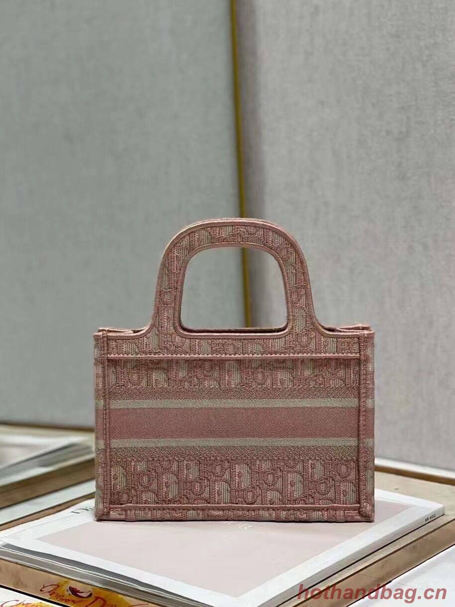 DIOR BOOK mini TOTE Embroidery C1783-2 pink DIOR BOOK mini TOTE Embroidery C1783-2 pink