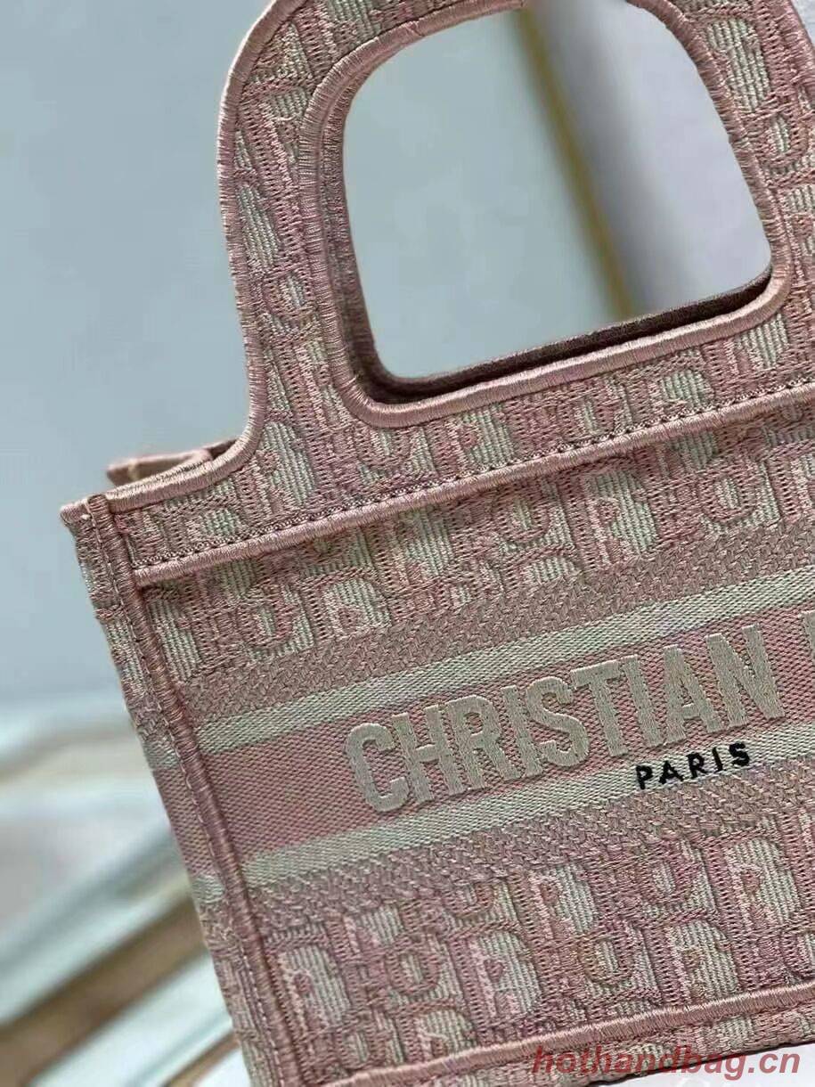 DIOR BOOK mini TOTE Embroidery C1783-2 pink DIOR BOOK mini TOTE Embroidery C1783-2 pink