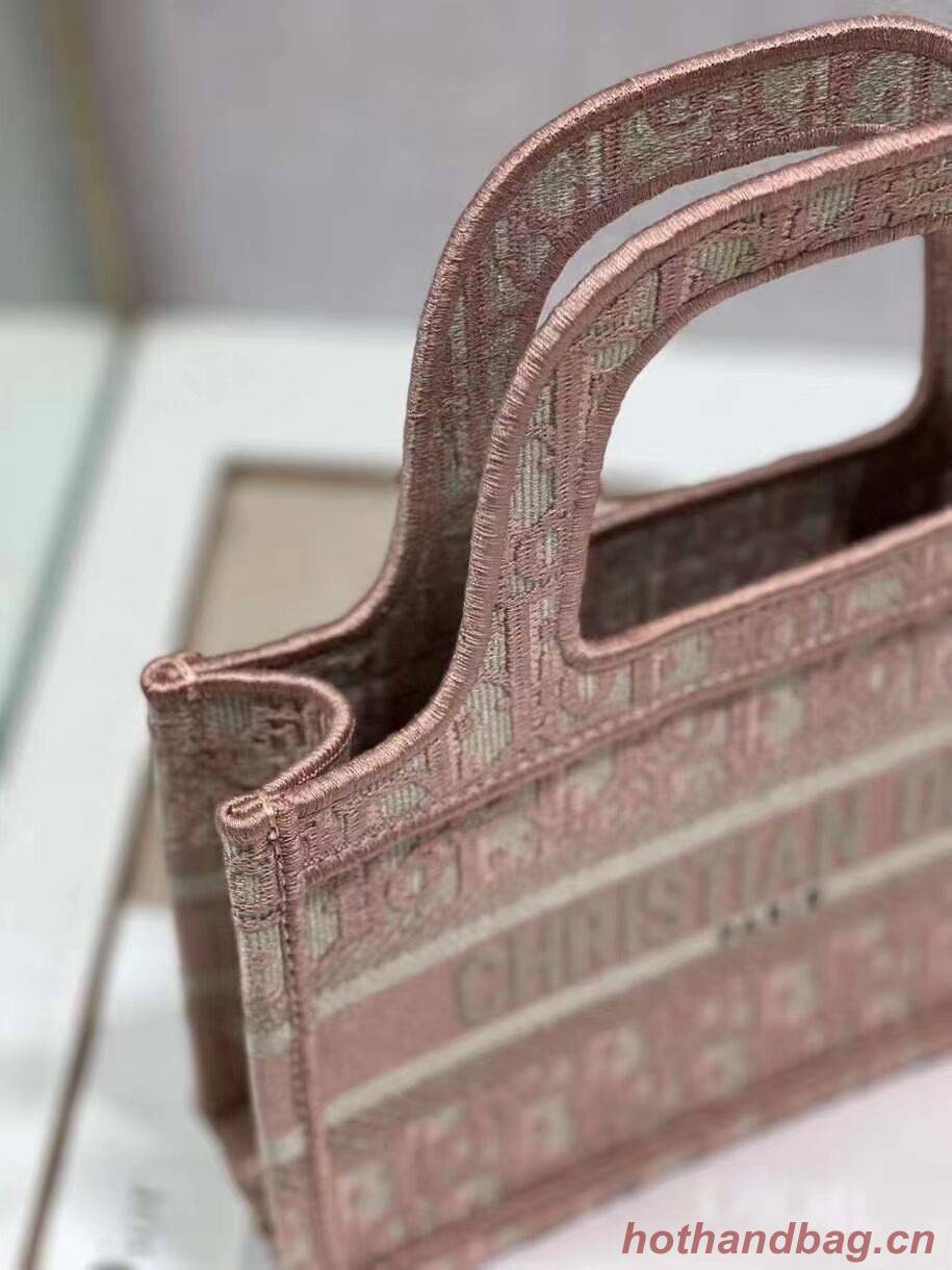 DIOR BOOK mini TOTE Embroidery C1783-2 pink DIOR BOOK mini TOTE Embroidery C1783-2 pink