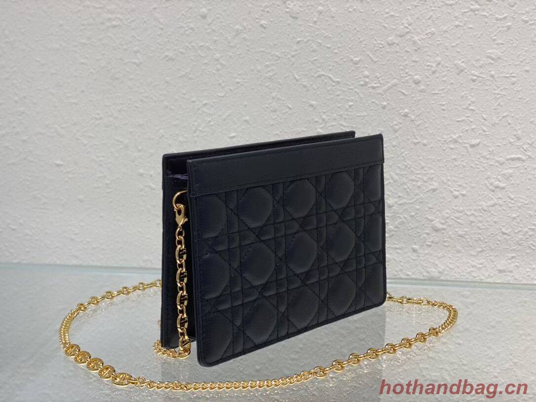 DIOR MINI BOBBY BAG Gradient Cannage Lambskin C4106 black DIOR MINI BOBBY BAG Gradient Cannage Lambskin C4106 black
