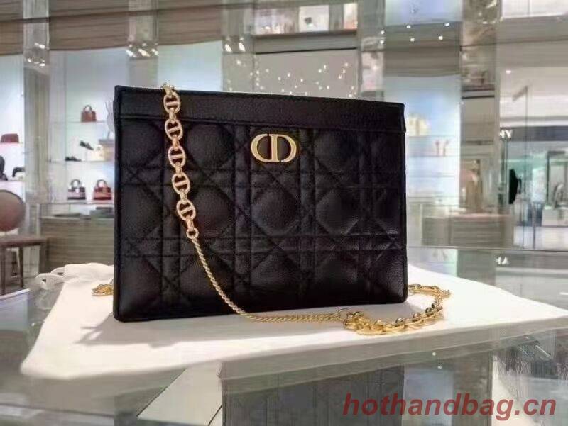 DIOR MINI BOBBY BAG Gradient Cannage Lambskin C4106 black DIOR MINI BOBBY BAG Gradient Cannage Lambskin C4106 black