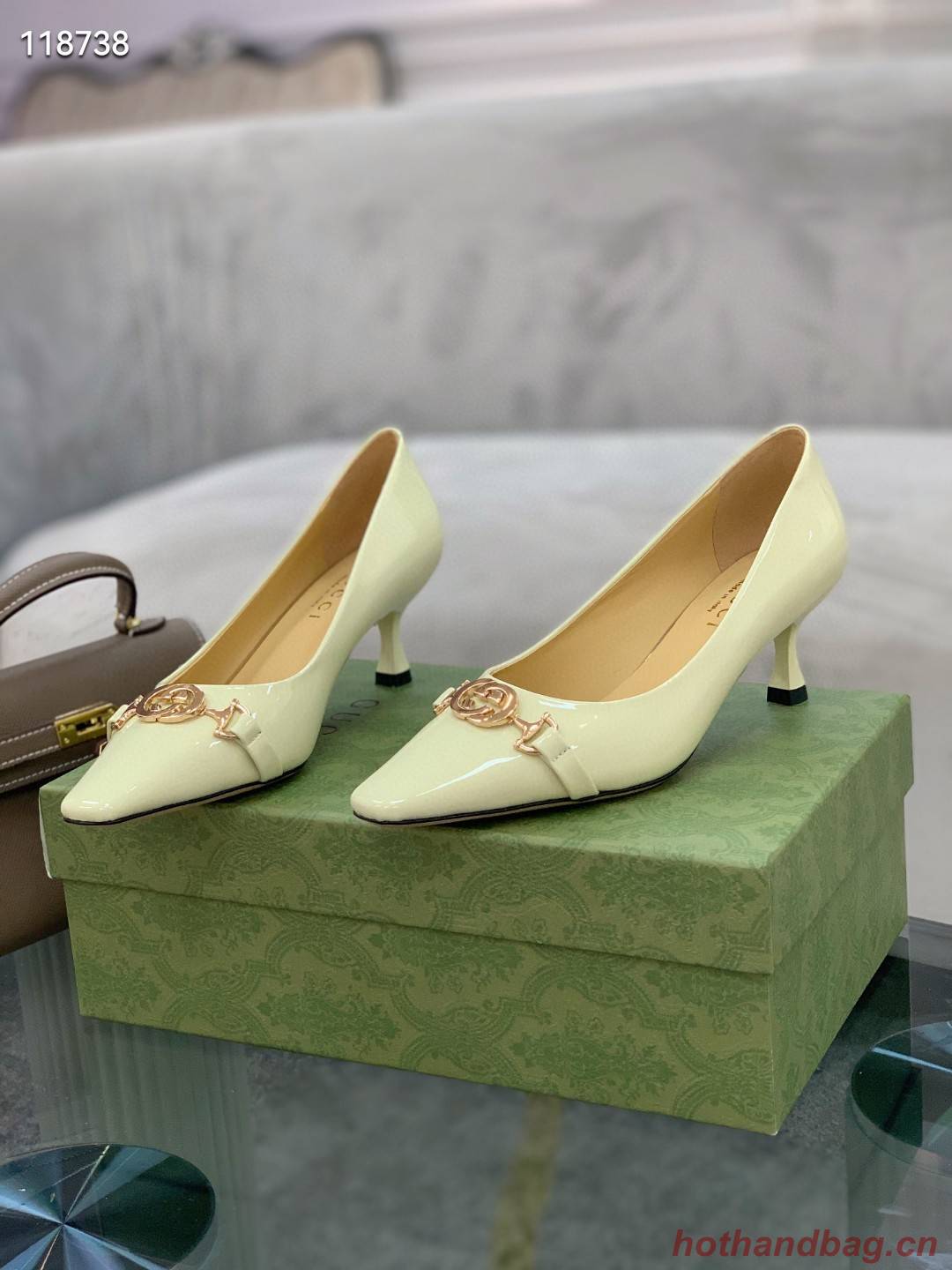 Gucci Shoes GG1758JZ-1 Heel height 5CM Gucci Shoes GG1758JZ-1 Heel height 5CM