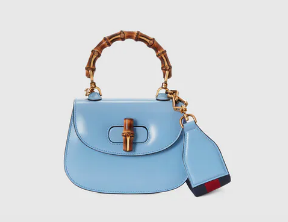 Gucci Mini top handle bag with Bamboo 686864 Blue Gucci Mini top handle bag with Bamboo 686864 Blue