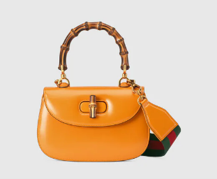 Gucci Small top handle bag with Bamboo 675797 yellow Gucci Small top handle bag with Bamboo 675797 yellow