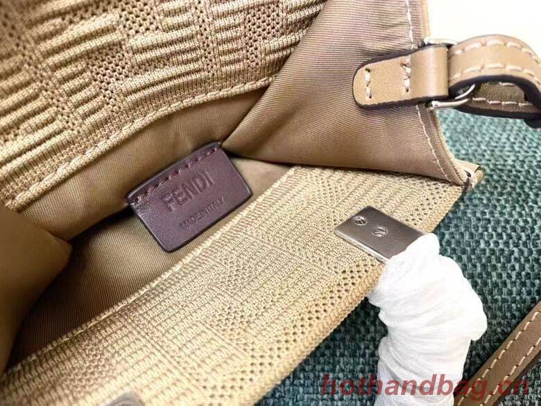 FENDI MINI SUNSHINE SHOPPER FF fabric mini-bag 8BS051AG Beige FENDI MINI SUNSHINE SHOPPER FF fabric mini-bag 8BS051AG Beige