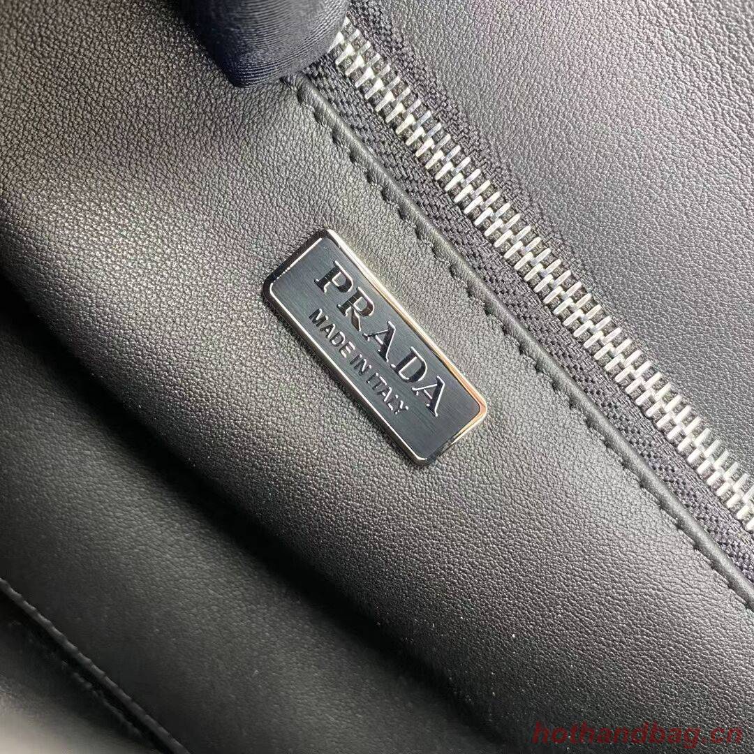Prada Cleo brushed leather shoulder bag 1BN321 black Prada Cleo brushed leather shoulder bag 1BN321 black