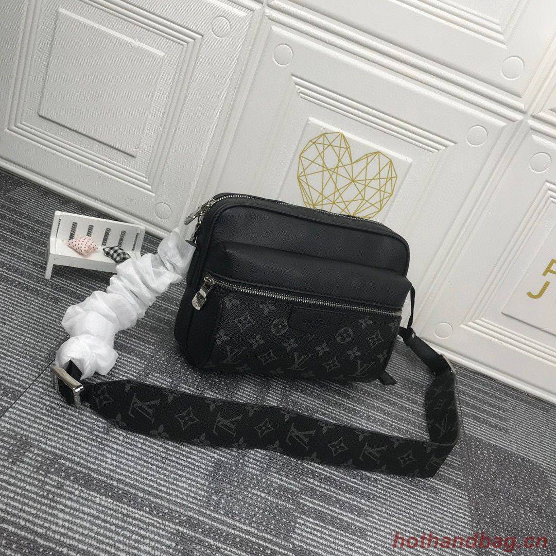 Louis Vuitton Monogram Eclipse Original Leather Messenger Bag 30233 Louis Vuitton Monogram Eclipse Original Leather Messenger Bag 30233