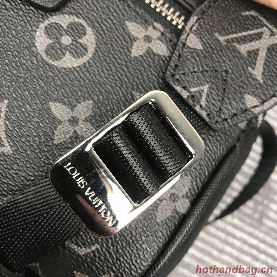 Louis Vuitton Monogram Eclipse Original Leather Messenger Bag 30233 Louis Vuitton Monogram Eclipse Original Leather Messenger Bag 30233