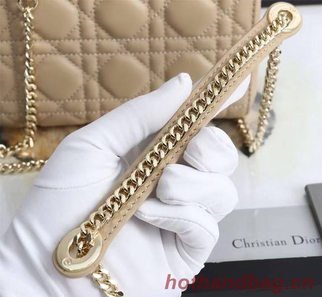 MINI LADY DIOR BAG Lambskin M0566OE Beige