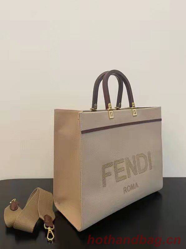 FENDI SUNSHINE Shopper Bag 8BH371 Light Gray FENDI SUNSHINE Shopper Bag 8BH371 Light Gray