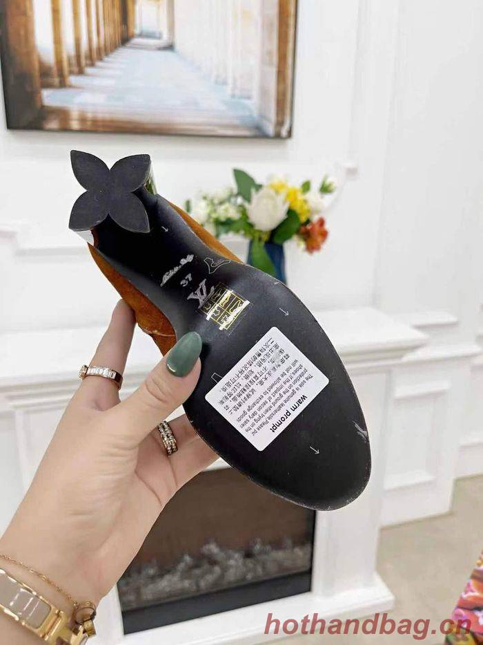 Louis Vuitton shoes LVX00007 Heel 9.5CM Louis Vuitton shoes LVX00007 Heel 9.5CM