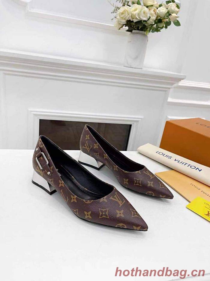 Louis Vuitton shoes LVX00086 Heel 3.5CM Louis Vuitton shoes LVX00086 Heel 3.5CM