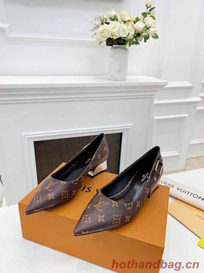 Louis Vuitton shoes LVX00086 Heel 3.5CM Louis Vuitton shoes LVX00086 Heel 3.5CM