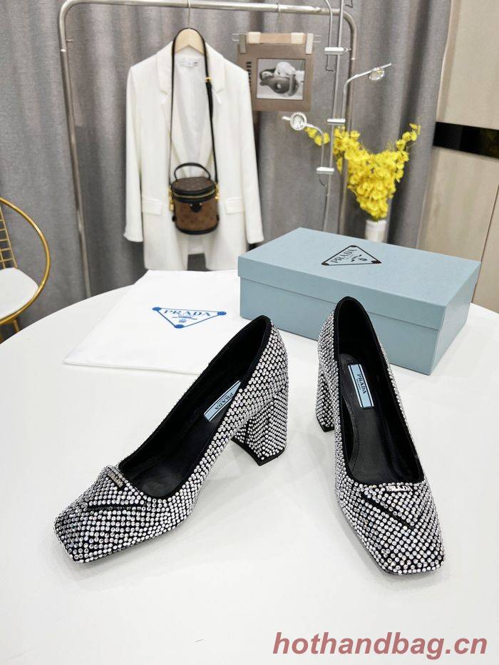 Prada shoes PDX00052 Heel 9.5CM Prada shoes PDX00052 Heel 9.5CM