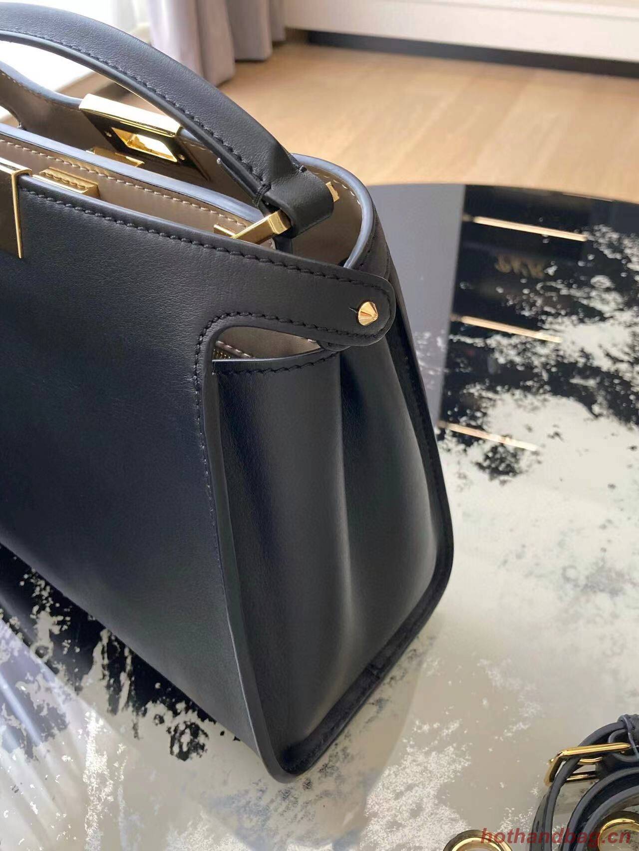 FENDI PEEKABOO ISEEU Original Leather Small bag 0196 Black FENDI PEEKABOO ISEEU Original Leather Small bag 0196 Black