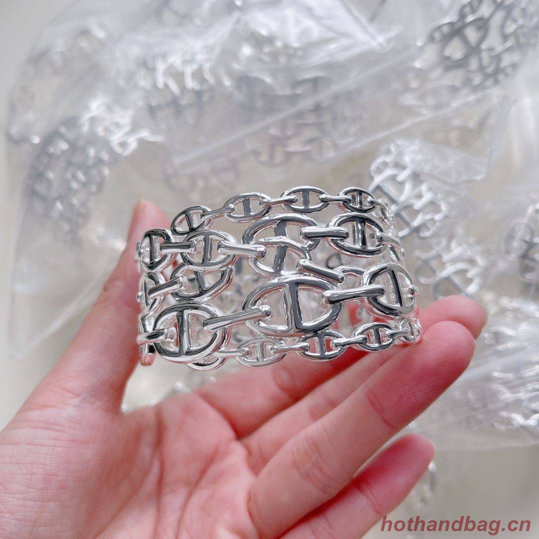 Hermes Bracelet HB5570 Silver Hermes Bracelet HB5570 Silver