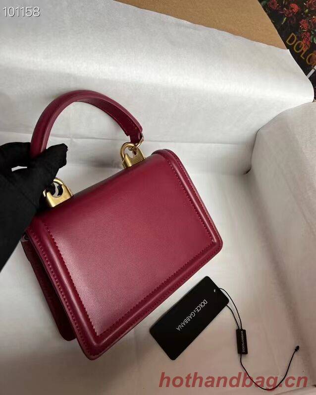 Dolce & Gabbana Origianl Leather Shoulder Bag 4011 Burgundy Dolce & Gabbana Origianl Leather Shoulder Bag 4011 Burgundy