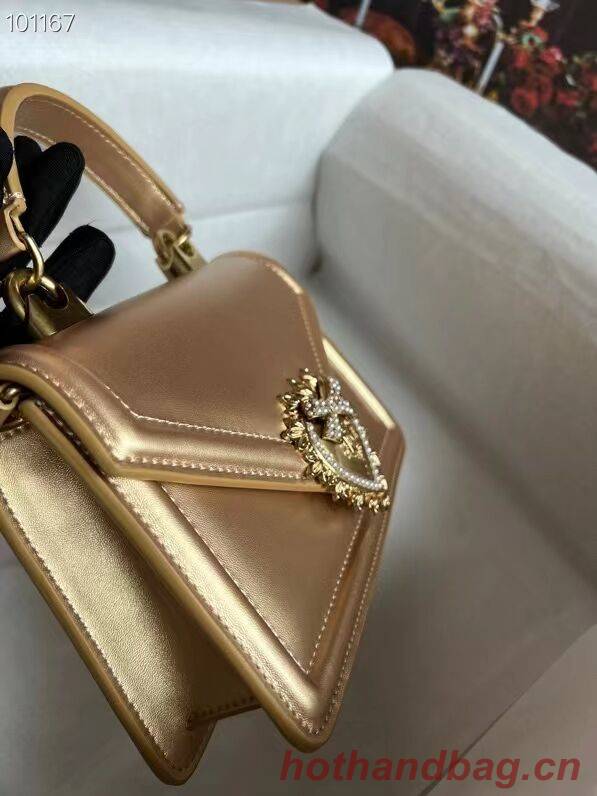 Dolce & Gabbana Origianl Leather Shoulder Bag 4011 gold Dolce & Gabbana Origianl Leather Shoulder Bag 4011 gold