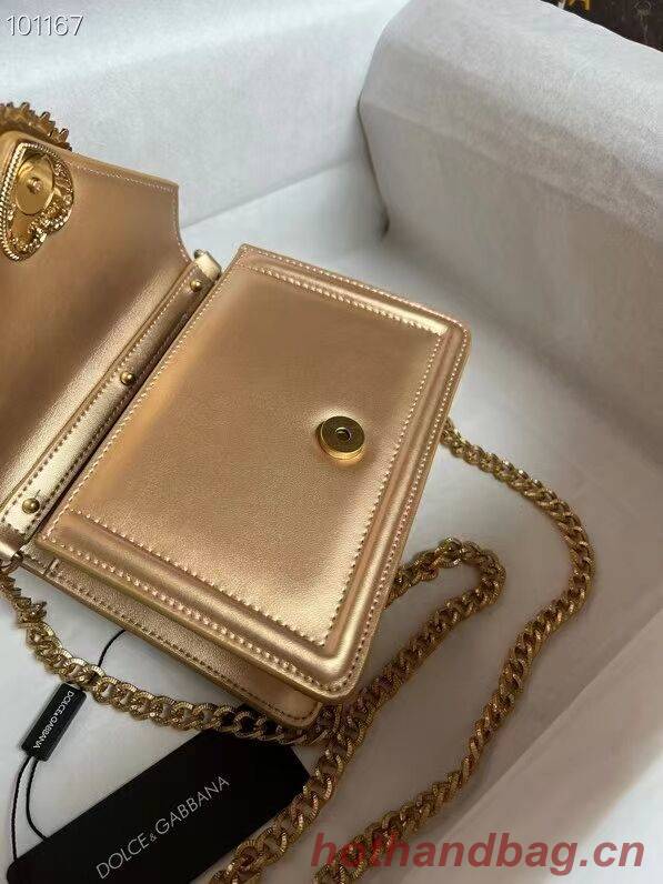 Dolce & Gabbana Origianl Leather Shoulder Bag 4011 gold Dolce & Gabbana Origianl Leather Shoulder Bag 4011 gold