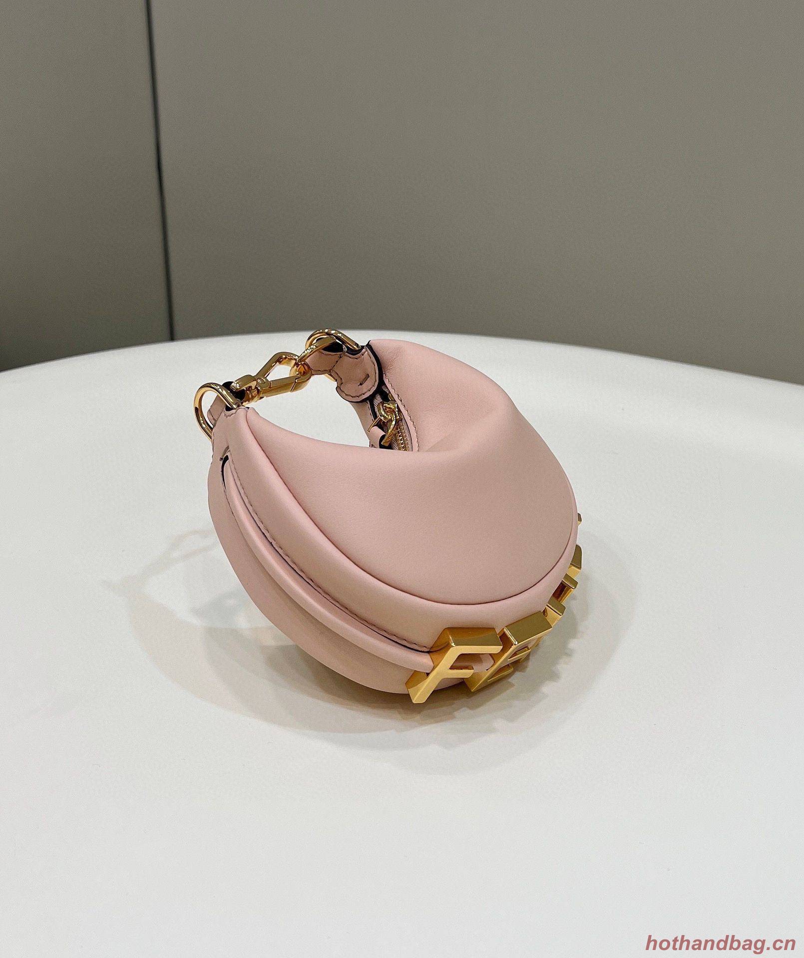 Fendi Praphy Original Leather Big Logo Bag 80056M 80056S Pink Fendi Praphy Original Leather Big Logo Bag 80056M 80056S Pink