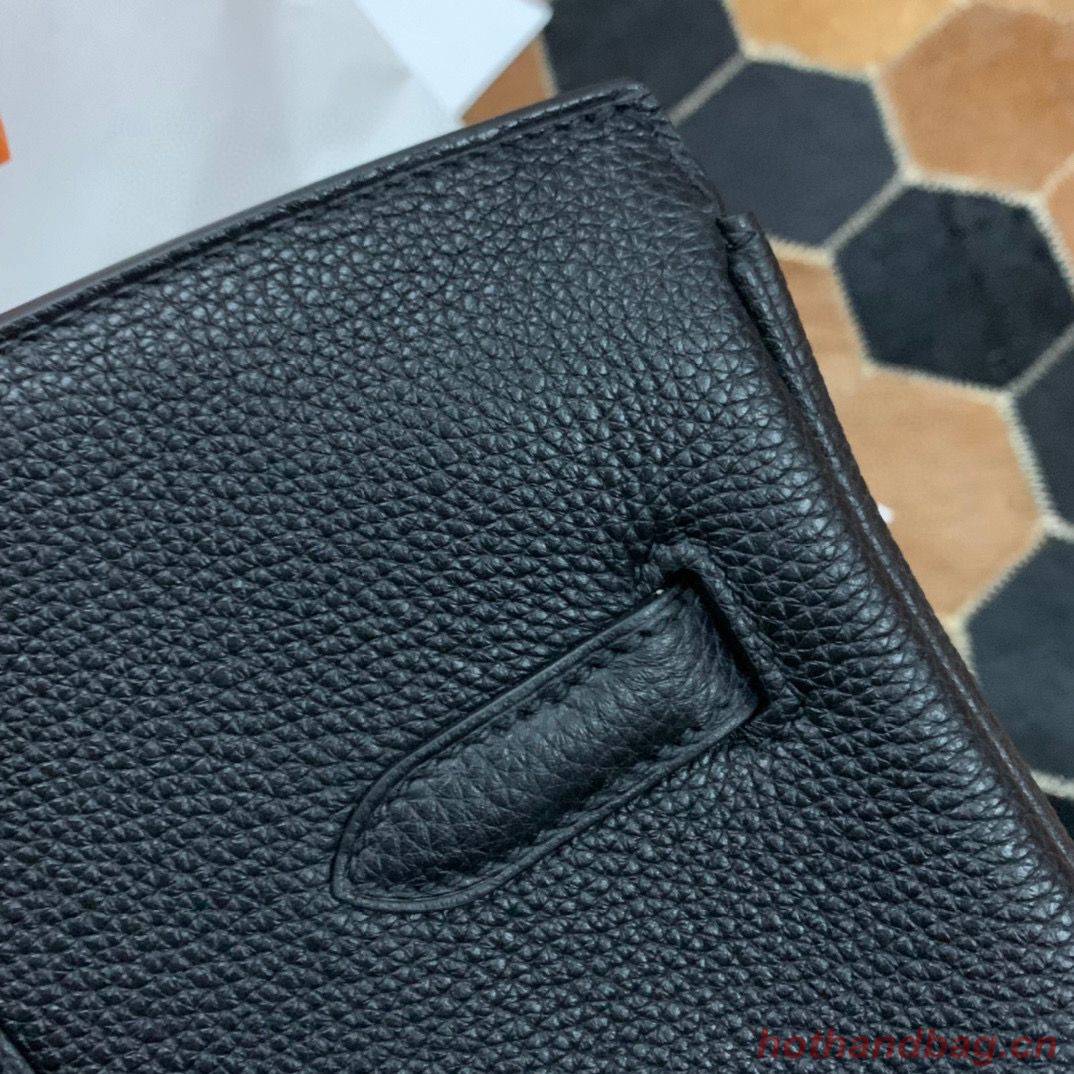 Hermes original Togo Leather HB35O Black Hermes original Togo Leather HB35O Black