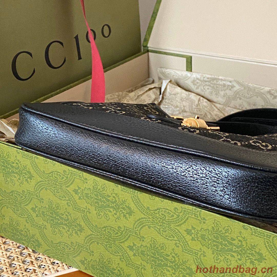 Gucci Jackie 1961 mini shoulder bag 636706 and 637092 black Gucci Jackie 1961 mini shoulder bag 636706 and 637092 black