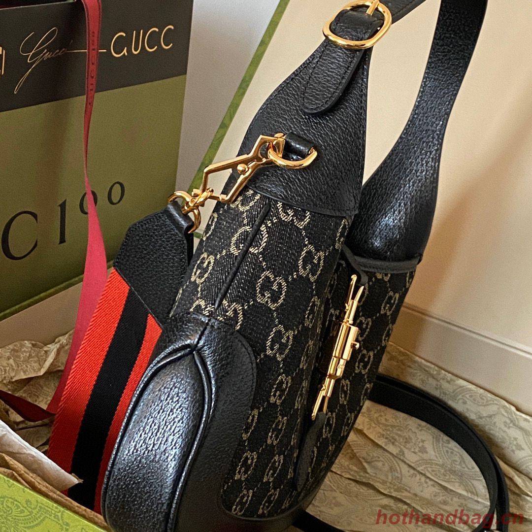 Gucci Jackie 1961 mini shoulder bag 636706 and 637092 black Gucci Jackie 1961 mini shoulder bag 636706 and 637092 black