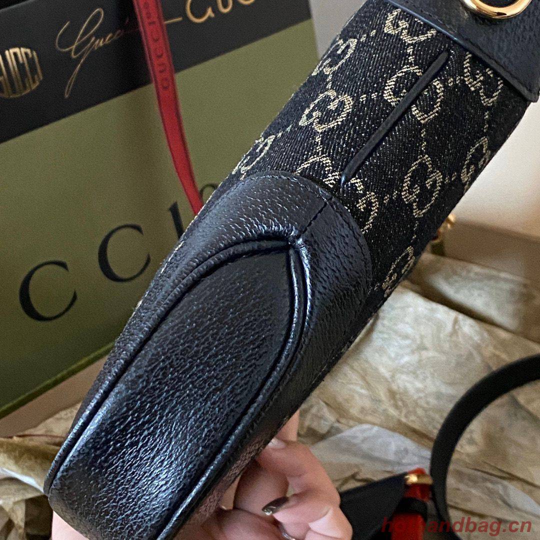 Gucci Jackie 1961 mini shoulder bag 636706 and 637092 black Gucci Jackie 1961 mini shoulder bag 636706 and 637092 black