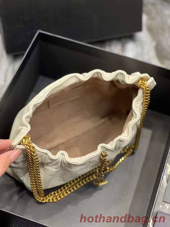 Yves Saint Laurent GABY SATCHEL IN QUILTED LAMBSKIN 581632 BEIGE Yves Saint Laurent GABY SATCHEL IN QUILTED LAMBSKIN 581632 BEIGE