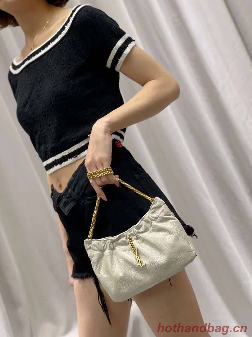 Yves Saint Laurent GABY SATCHEL IN QUILTED LAMBSKIN 581632 BEIGE Yves Saint Laurent GABY SATCHEL IN QUILTED LAMBSKIN 581632 BEIGE