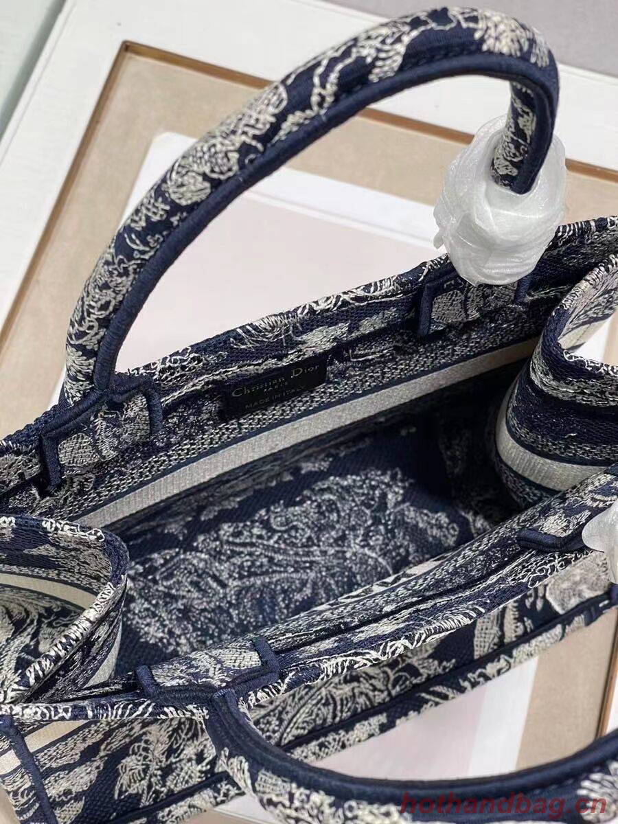 SMALL DIOR BOOK TOTE Embroidery C1331-8 SMALL DIOR BOOK TOTE Embroidery C1331-8
