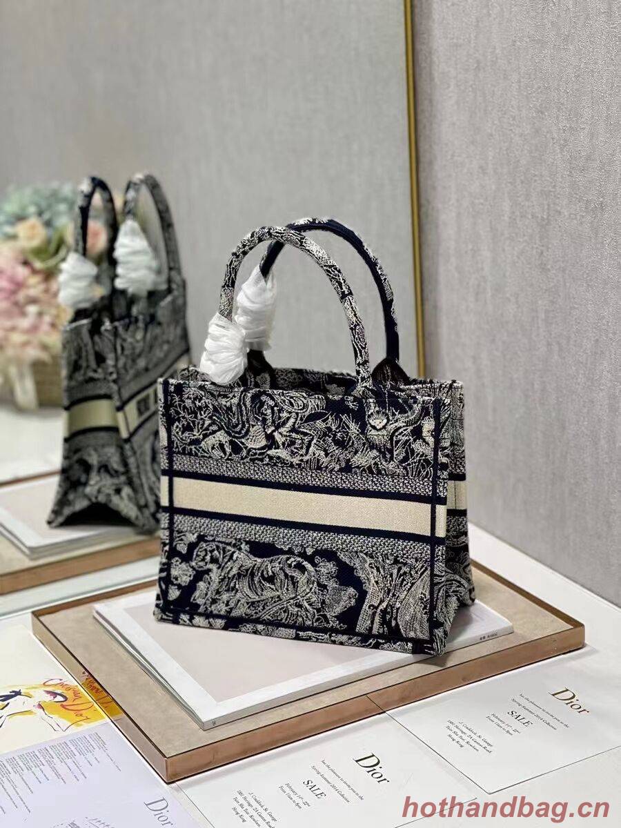 SMALL DIOR BOOK TOTE Embroidery C1331-8 SMALL DIOR BOOK TOTE Embroidery C1331-8