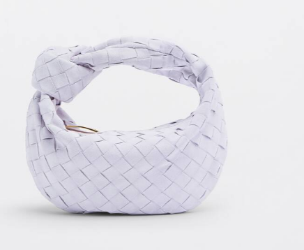 Bottega Veneta Mini intrecciato suede top handle bag 651876V1 Mirth Washed Bottega Veneta Mini intrecciato suede top handle bag 651876V1 Mirth Washed