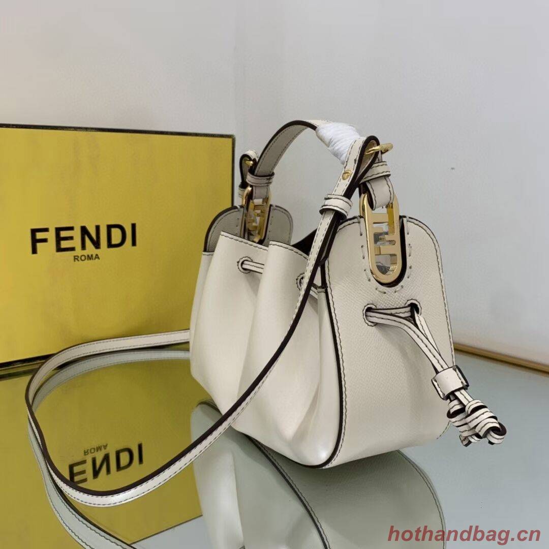 FENDI TOUCH leather bag 8BS059 white FENDI TOUCH leather bag 8BS059 white