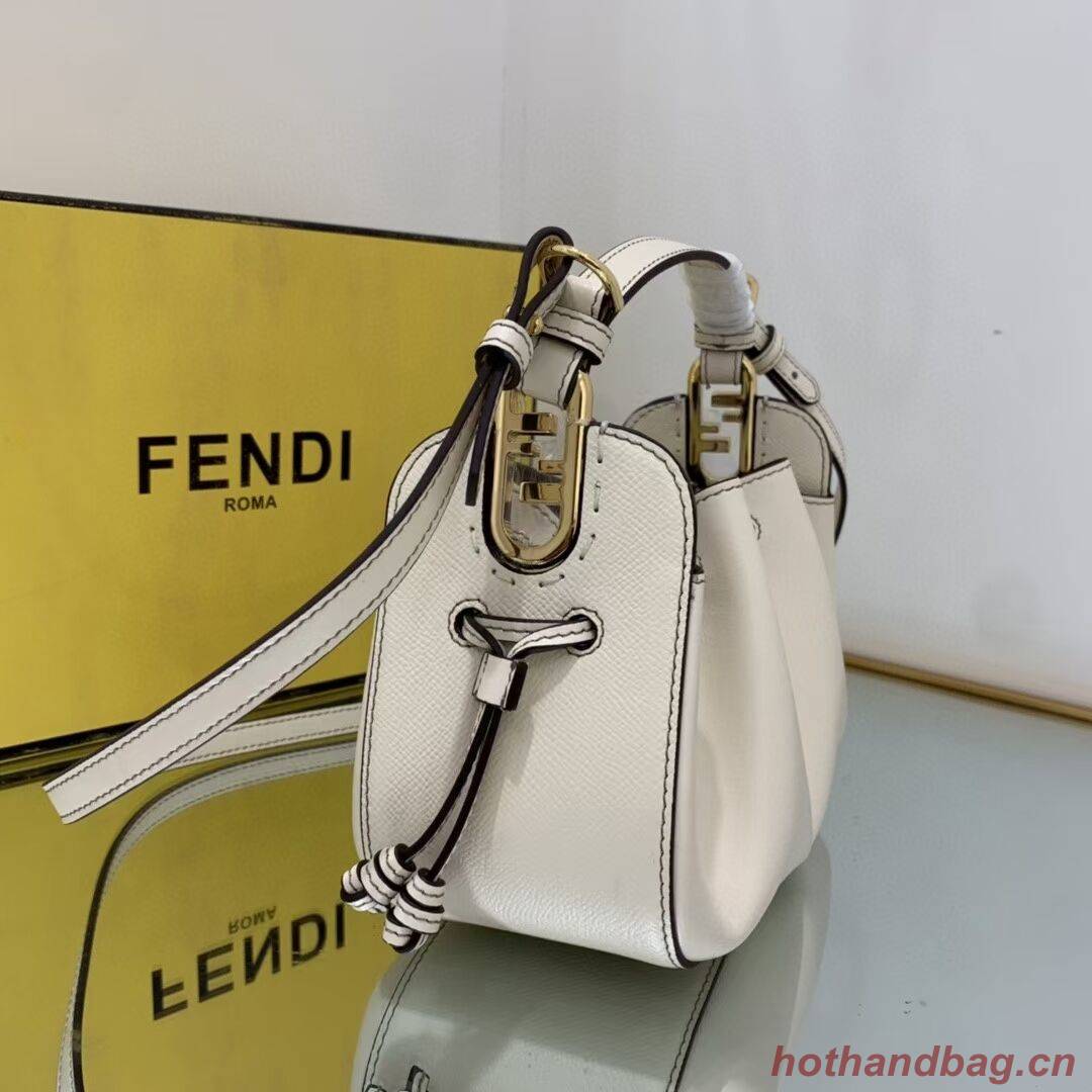 FENDI TOUCH leather bag 8BS059 white FENDI TOUCH leather bag 8BS059 white