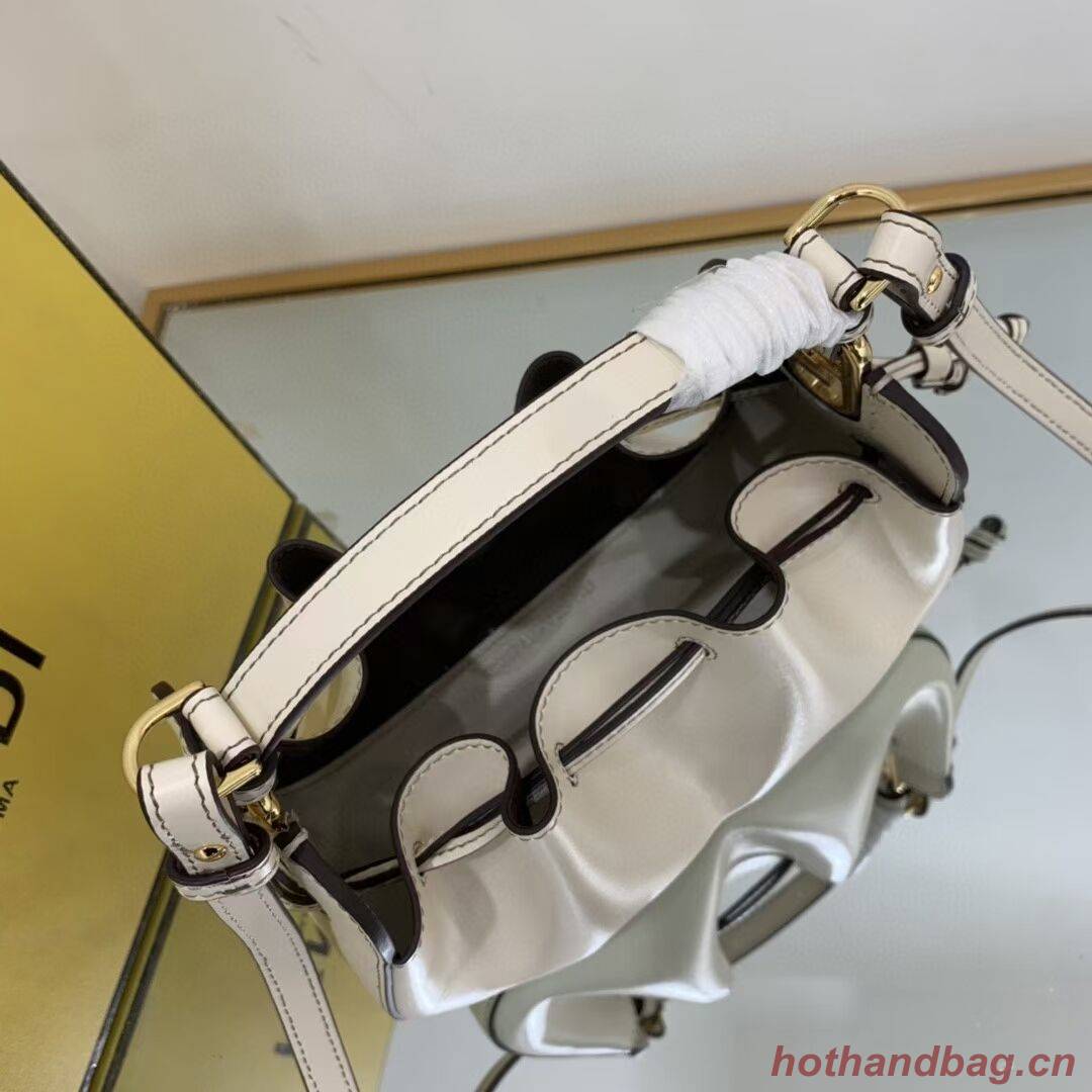 FENDI TOUCH leather bag 8BS059 white FENDI TOUCH leather bag 8BS059 white