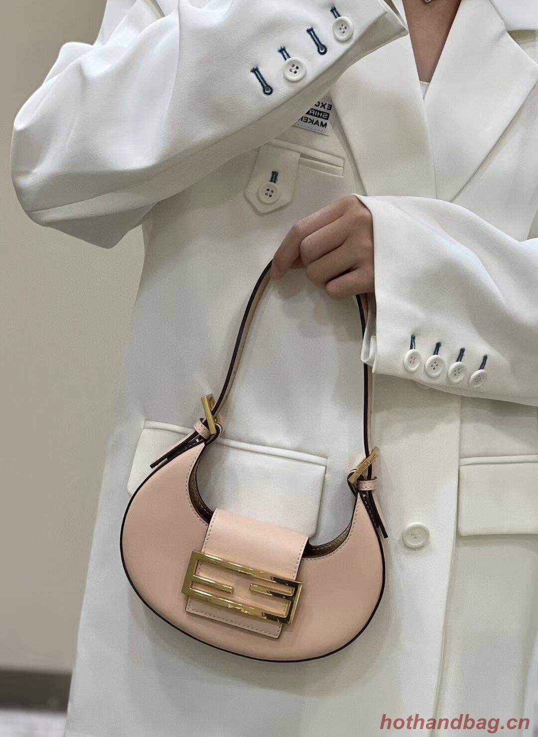 Fendi Cookie pink leather mini bag 8BS065A Fendi Cookie pink leather mini bag 8BS065A