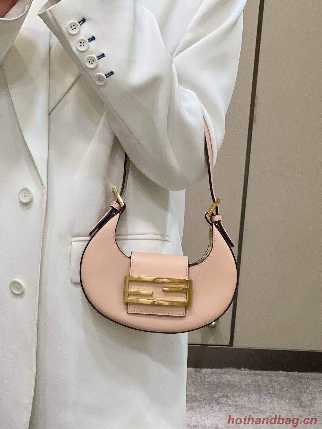 Fendi Cookie pink leather mini bag 8BS065A Fendi Cookie pink leather mini bag 8BS065A