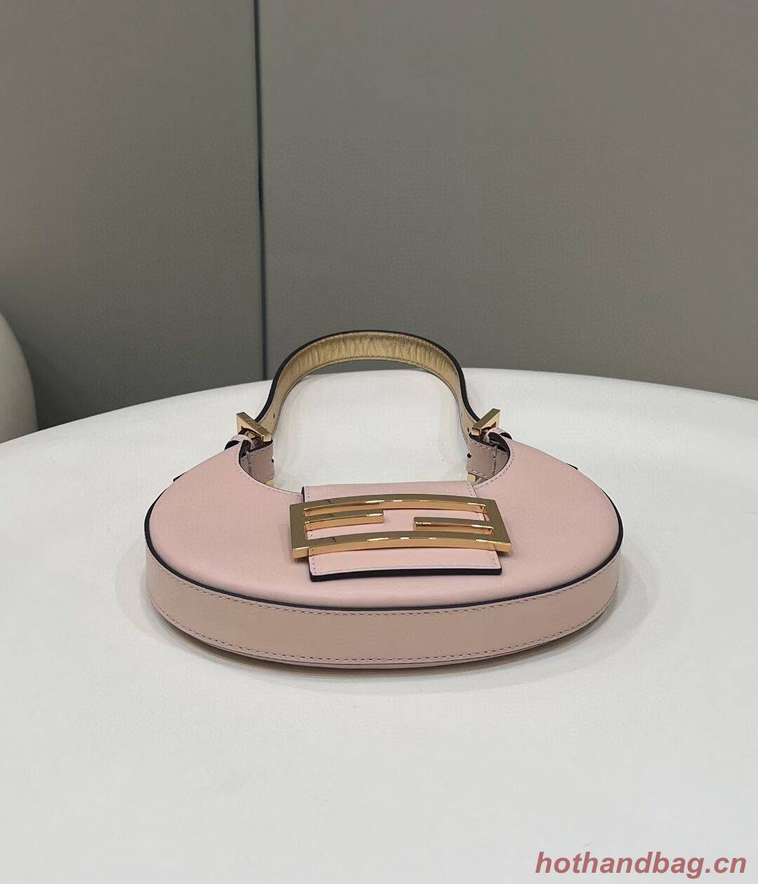 Fendi Cookie pink leather mini bag 8BS065A Fendi Cookie pink leather mini bag 8BS065A